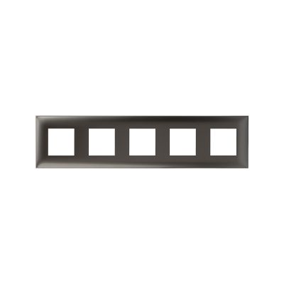 Рамка DKC Avanti, 5 постов, 90х375 мм (ВхШ), плоская, настенный, цвет: серый жемчуг (DKC.4424900)