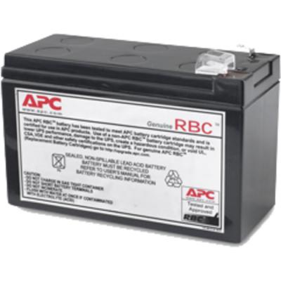 Аккумулятор для ИБП APC, 151х105х65 мм (ВхШхГ) свинцово-кислотный с загущенным электролитом  12 V 9 Ач, цвет: чёрный, (APCRBC110)