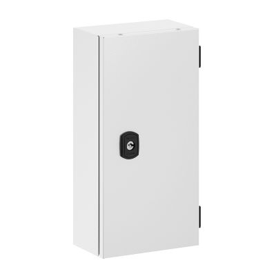 Шкаф электротехнический настенный DKC SDE, IP55, 200х200х80 мм (ВхШхГ), дверь: металл, металл, цвет: серый