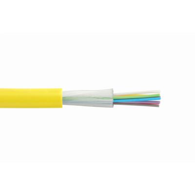 Кабель ВО Eurolan T01 Micro-Bundle,  48хОВ, OS2 9/125, LSZH (нг(A)-HF), Ø 12,8мм, универсальный, небронированный, цвет: жёлтый, упрочняющие стекловоло