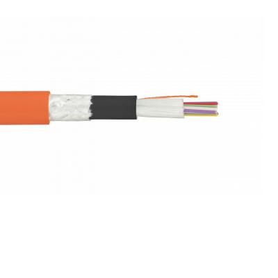 Кабель ВО Eurolan L21-TB Tight Buffer,  4хОВ, OS2 9/125, LSZH-FR, Ø 10,8мм, универсальный, бронированный, цвет: оранжевый