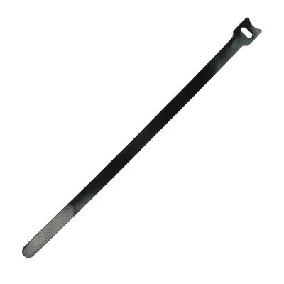 Стяжка кабельная на липучке BNH, 12 мм Ш, 330 мм Д, 100 шт, материал: полиамид, цвет: чёрный