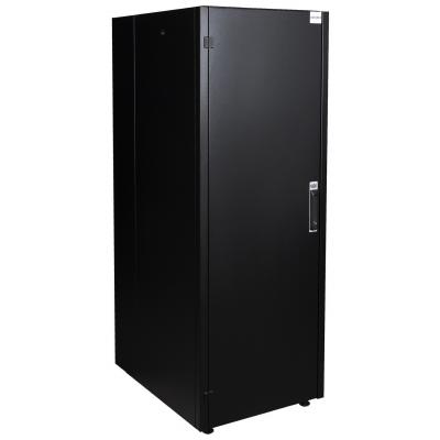 Шкаф телекоммуникационный напольный Datarex, IP20, 36U, 1744х600х800 мм (ВхШхГ), дверь: металл, боковая панель: сплошная съемная, разборный, цвет: чёр