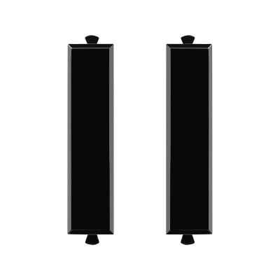 Заглушка DKC Avanti, для кабель-канала, 44,9х11х19,3 мм (ВхШхГ), модулей: 2, цвет: чёрный квадрат, (0,5 модуля 2 штуки) 