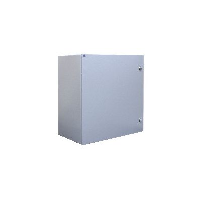 Электротехнический настенный шкаф IP55 с монтажной панелью (600x500x250), дверь одинарная, два замка-02