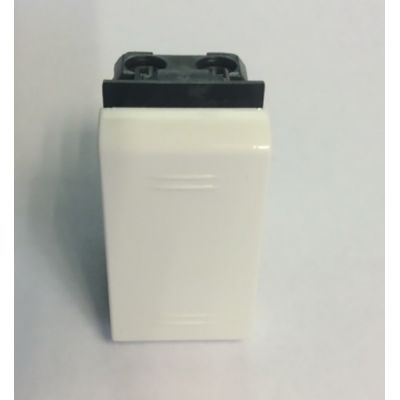 Переключатель DKC Viva, 1, без подсветки, 16А, 45х25 мм (ВхШ), цвет: белый (DKC.45012)
