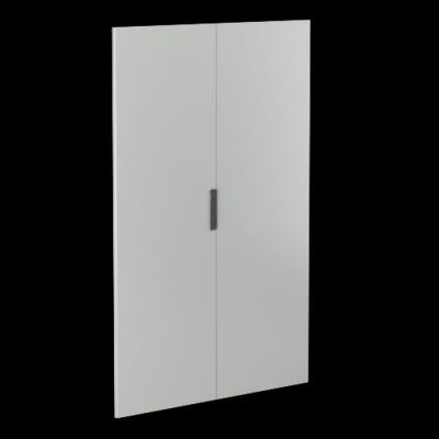 Дверь DKC RAM block, 1800х800х2 мм (ВхШхГ), сплошная, для шкафов, цвет: серый