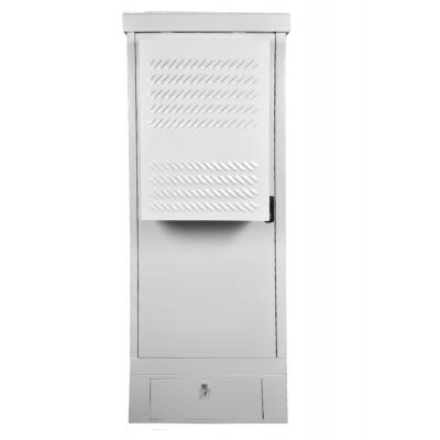 Шкаф уличный всепогодный укомплектованный напольный ЦМО ШТВ-1-ТК-MC3, IP55, 18U, 1310х700х900 мм (ВхШхГ), дверь: металл, цвет: серый, (ШТВ-1-18.7.9-К3