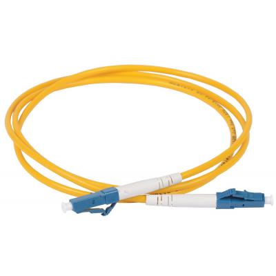 Комм. шнур оптический ITK, Simplex LC/LC (UPC/UPC), OS2 9/125, LSZH, 30м, синий хвостовик, цвет: жёлтый