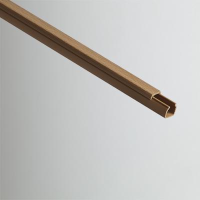 Кабель-канал Рувинил 15x10, без самоклеющейся основы, без перегородок, с крышкой, 2 м, коричневый