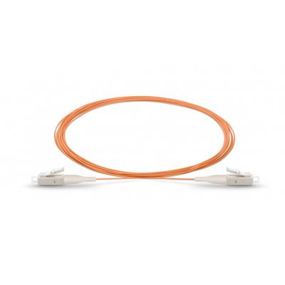 Пигтейл Eurolan, LC, OM2 50/125, 3м, серый хвостовик, цвет: оранжевый
