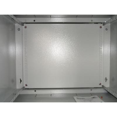 Стенка (к шкафу) ЦМО, 12U, 606х505х13 мм (ВхШхГ), с креплением, задняя, для настенных шкафов, цвет: серый