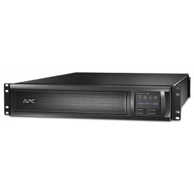 ИБП APC Smart-UPS, 2200ВА, линейно-интерактивный, в стойку, 432х667х85 (ШхГхВ), 230V, 2U,  однофазный, Ethernet, (SMX2200RMHV2U)