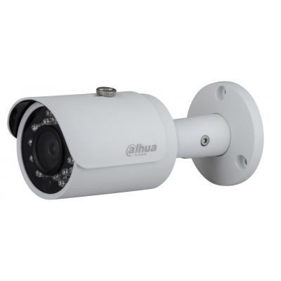 Сетевая IP видеокамера Dahua, bullet-камера, улица, 1Мп, 1/4’, 1280x720, 25к/с, ИК, цв:0,5лк, об-в:2,8мм, DH-IPC-HFW1020SP-0280B-S3