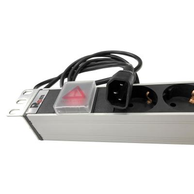 PDU Basic Rem Rem-10, IEC 60320 С13 х 12, вход IEC 320 C14, шнур 1,8 м, 45мм, 1ф 10А, выключатель, чёрный, 2,2-2,5кВт