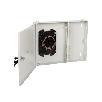 Кросс-панель ITK портов: 16 SC (Duplex) OM2, установлено адаптеров: 8невыдвижная, настенная, цвет: серый