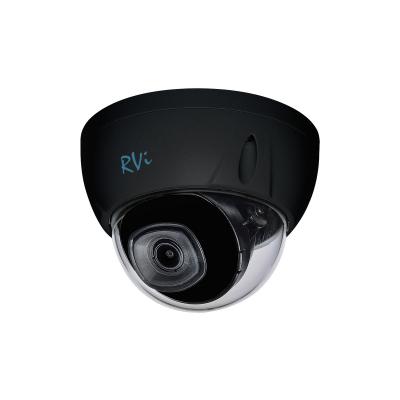 Сетевая IP видеокамера RVI, купольная, универсальная, 2Мп, 1/2,8’, 1920х1080, 25к/с, цв:0,002лк, об-в:2,8мм, RVi-1NCDX2368 (2.8) black