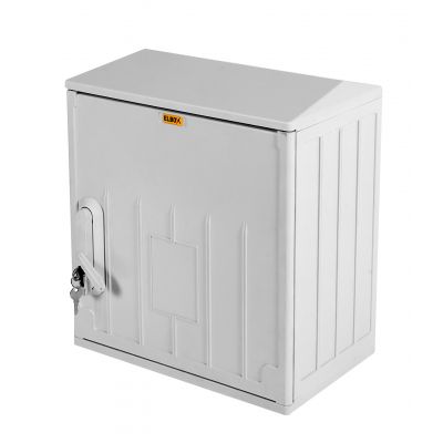 Шкаф электротехнический настенный Elbox EPV, IP54, 400х400х250 мм (ВхШхГ), дверь: пластик, полиэстер, цвет: серый