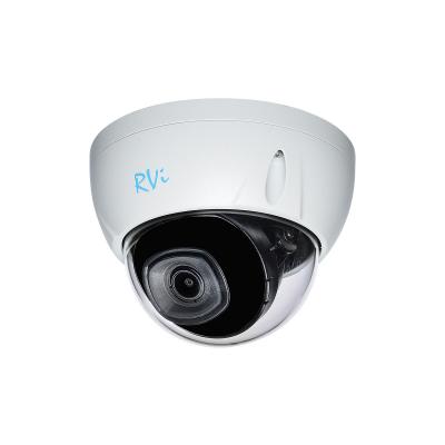 Сетевая IP видеокамера RVI, купольная, универсальная, 4Мп, 1/2,7’, 2688×1520, 25к/с, цв:0,003лк, об-в:2,8мм, RVi-1NCDX4338 (2.8) white