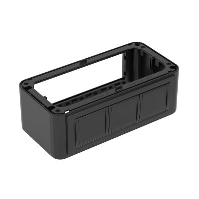 Монтажная коробка DKC BUS, пластик, 79х108х216 мм (ВхШхД), модулей: 12, вертикальный, цвет: чёрный