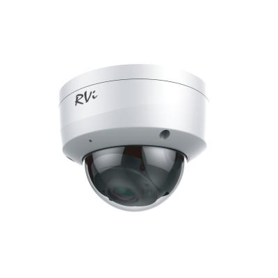 Сетевая IP видеокамера RVI, купольная, универсальная, 4Мп, 1/2,8’, 2592×1520р, 25 к/с, ИК, цв:0,002лк, об-в:2,8мм, RVi-1NCD4054 (2.8) white