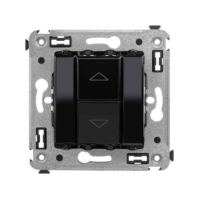 Модуль управления DKC Avanti, 2, 2 модуля, 70,9х70,9 мм (ВхШ), цвет: чёрный квадрат (4402183)
