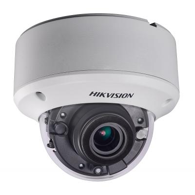 Сетевая IP видеокамера HIKVISION, купольная, улица, 1/2,5’, ИК-фильтр, цв: 0,008лк, фокус объе-ва: 2,8-12мм, цвет: белый, (DS-2CE56H5T-ITZ (2.8-12 mm)