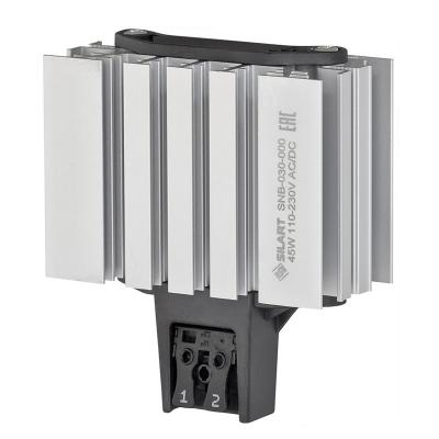 Нагреватель SILART SNB, 85х40х100 мм (ВхШхГ), 45Вт, на DIN-рейку, для шкафов, 230V, пружинная клемма