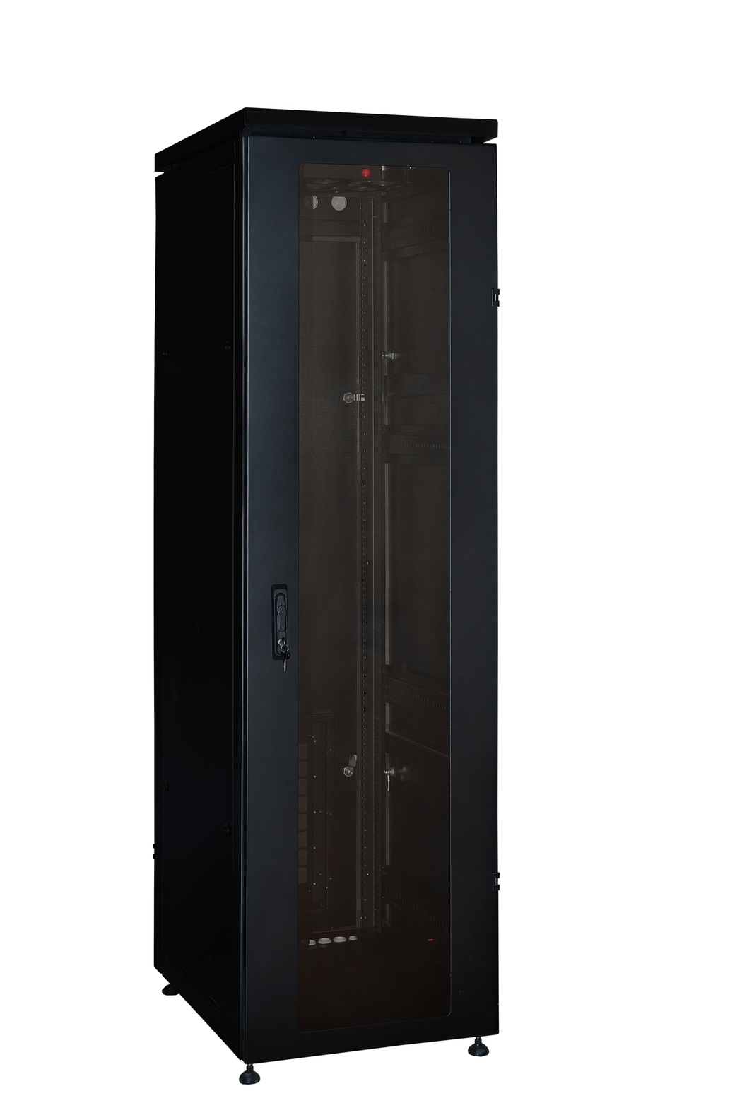 Rit Level 3 шкаф 19” нап. 42u 600*800, дверь перф., черного цвета
