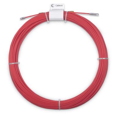 Протяжка для кабеля Cabeus, Полиэтилен, Ø с оболочкой: 3,5 мм, 50 м, бухта, пруток из стеклопластика, (Pull-B-3,5-50m)