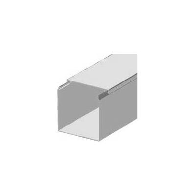 Кабель-канал Рувинил 60x60, без самоклеющейся основы, без перегородок, с крышкой, 2 м, белый