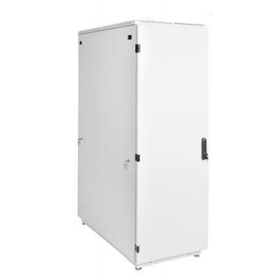 Шкаф телекоммуникационный напольный ЦМО ШТК-М, IP20, 42U, 2030х600х800 мм (ВхШхГ), дверь: металл, боковая панель: сплошная съемная, цвет: серый