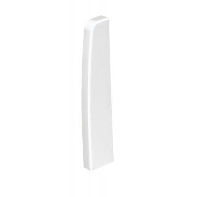 Заглушка Efapel Серия 10, боковая левая, для кабельного плинтуса, 110х20 мм (ШхГ), цвет: белый