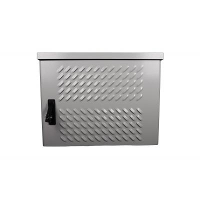 Шкаф уличный всепогодный укомплектованный настенный ЦМО ШТВ-Н, IP65, 15U, корпус: металл, 750х600х500 мм (ВхШхГ), цвет: серый