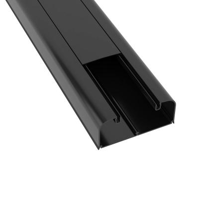 Кабель-канал DKC In-Liner Front 110х50, без самоклеющейся основы, без перегородок, с крышкой, 2 м, чёрный