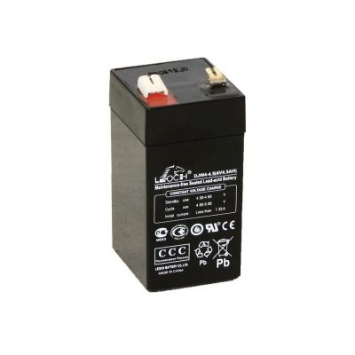 Аккумулятор для ИБП Leoch DJW, 94х48х52,5 мм (ВхШхГ),  необслуживаемый свинцово-кислотный,  4V/4,5 Ач, (DJW 4-4,5)