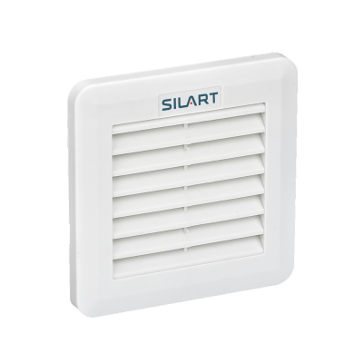 Вентиляторный фильтр SILART NLF, 106х106х31 мм (ВхШхГ), IP54, для вентиляторного модуля, цвет: белый