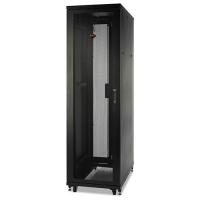 Шкаф серверный напольный APC NetShelter SV, 42U, 2057х600х1200 мм (ВхШхГ), дверь: перфорация, цвет: чёрный