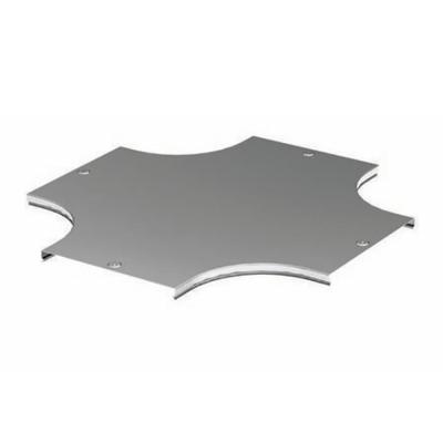 Крышка DKC S5 Combitech, Х-образн., 150х15х410 (ШхВхД), для металлических лотков, толщина: 0,8 мм, сталь, цинк-ламель