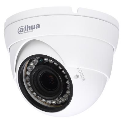 Видеокамера HDCVI Dahua, купольная, помещ./улица, 4 Мп, 1/3’, 2688×1520, 25к/с, ИК-фильтр, цв: 0,03лк, объе-в: 2,7мм, DH-HAC-HDW1400RP-VF
