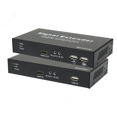 Удлинитель OSNOVO, RJ45/HDMI/USB(Type A), (TA-HiKM+RA-HiKM)