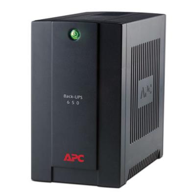 ИБП APC Back-UPS, 650ВА, линейно-интерактивный, напольный, 115х257х200 (ШхГхВ), 230V,  однофазный, (BX650CI-RS)