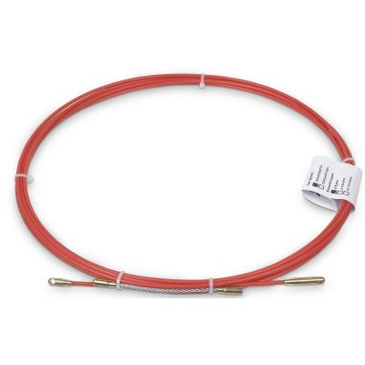 Протяжка для кабеля Cabeus, Полиэтилен, Ø с оболочкой: 6 мм, 5 м, бухта, пруток из стеклопластика, (Pull-B-6-5m)