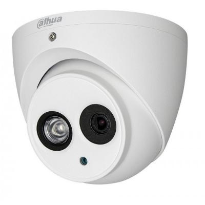 Сетевая IP видеокамера Dahua, купольная, помещ./улица, 4 Мп, 1/3’, 2688×1520, 20к/с, ИК-фильтр, цв: 0,1лк, объе-в: мотор-ый f=2.7мм, DH-IPC-HDW2421RP-