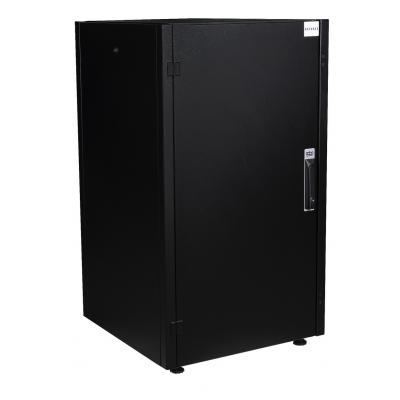 Шкаф телекоммуникационный напольный Datarex, IP20, 26U, 1299х600х600 мм (ВхШхГ), дверь: металл, боковая панель: сплошная съемная, разборный, цвет: чёр