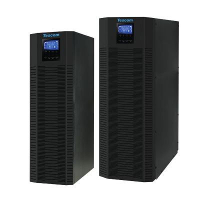 ИБП Tescom TEOS 200, 10000ВА, встроенный байпас, линейно-интерактивный, напольный, 422х190х688 (ШхГхВ), 400V,  трехфазный, (900040105)