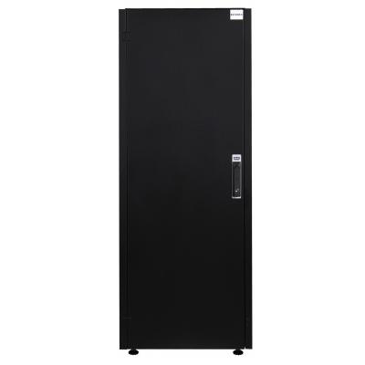 Шкаф телекоммуникационный напольный Datarex, IP20, 32U, 1566х600х600 мм (ВхШхГ), дверь: металл, боковая панель: сплошная съемная, разборный, цвет: чёр
