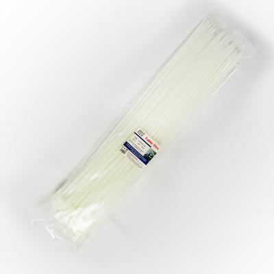 Стяжка кабельная BNH, неоткрывающаяся, 4,8 мм Ш, 450 мм Д, 100 шт, материал: нейлон, цвет: белый