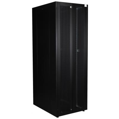 Шкаф серверный напольный Datarex, IP20, 47U, 2232х800х1000 мм (ВхШхГ), дверь: двойная распашная, перфорация, боковая панель: сплошная съемная, сварной