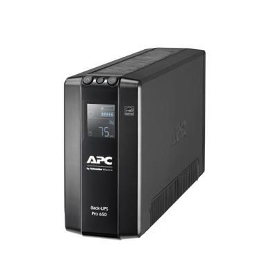 ИБП APC Back-UPS Pro, 650ВА, линейно-интерактивный, настольный, 119х91х310 (ШхГхВ), 230V,  однофазный, (BR650MI)